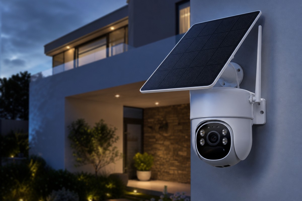 Cámara de seguridad exterior solar con IA: opiniones, compatibilidad y análisis